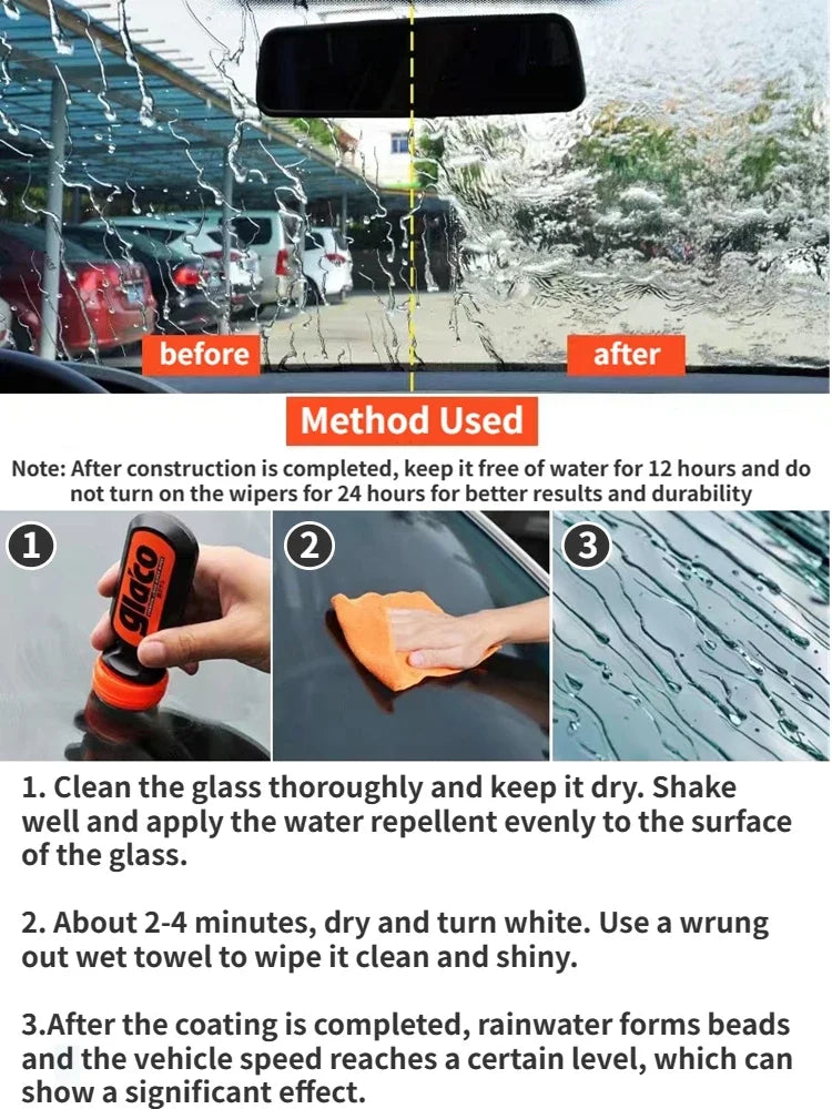 Soft99 Ultra Glaco Car Windshield Glass Rain Repellent Glass Water Repellent Coating Anti-rain for Car Glass Retail Packing