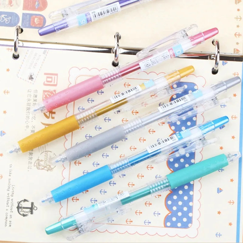 1pcs Pilot Juice Gel Pen Colorful 0.5mm Kawaii Jel Kalem Canetas Coloridas Pilot Pen School Supplies Stationery LJU-10F