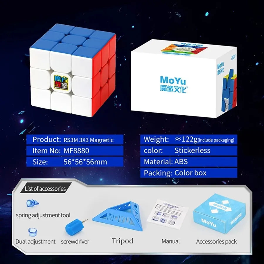 Speed Cube Galaxy – MOYU RS Magnetic Series with Pyramid, Skewb & More