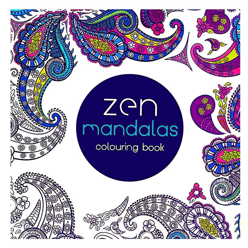 1PCS 24 Pages Mandalas Flower Coloring Book For Children Adult Graffiti Drawing