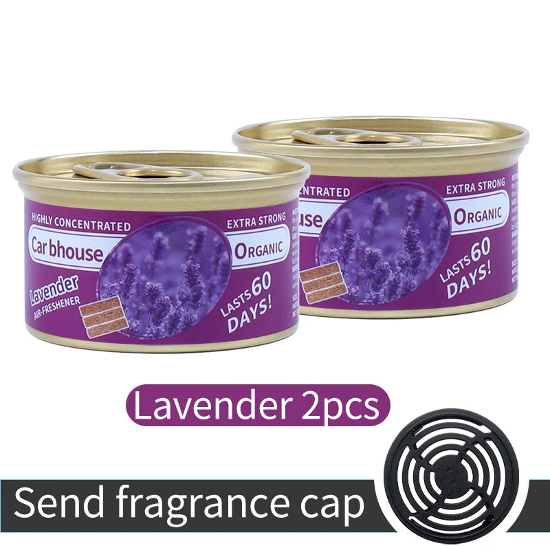 For Bathroom Car Air Freshener Gel Can Solid Car Fragrance Air Freshener Wood Block Can Air Freshener Balm For Home Long-lasting