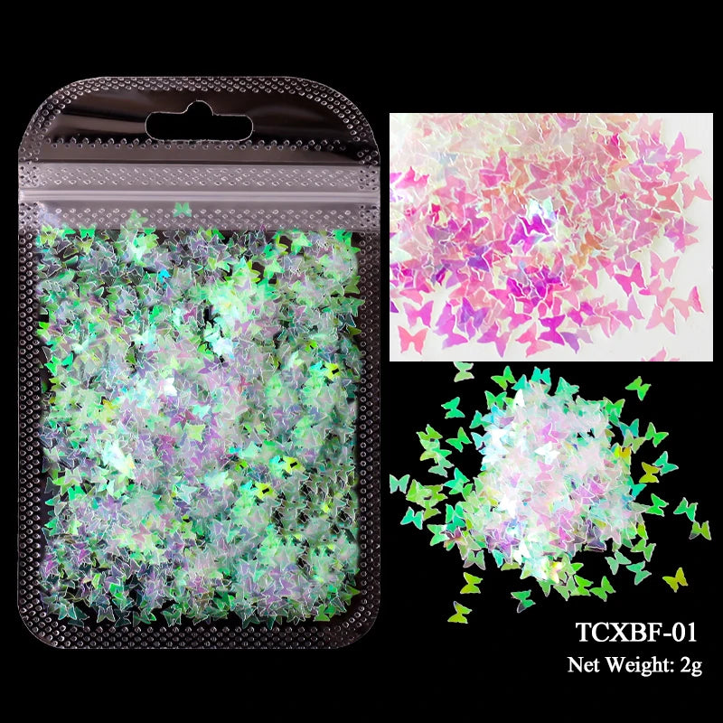 Starstruck Sparkle – Holographic Silver Nail Sequins for Viral DIY Looks