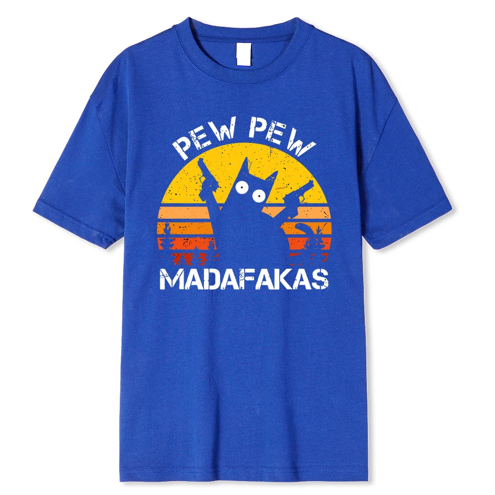 Pew Pew Cat Tee β Funny, Fierce & Street-Ready!