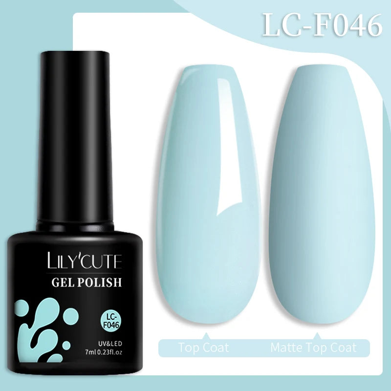 LILYCUTE Color Explosion β 184 Shades of Long-Lasting Gel Polish with Red Glitter Magic