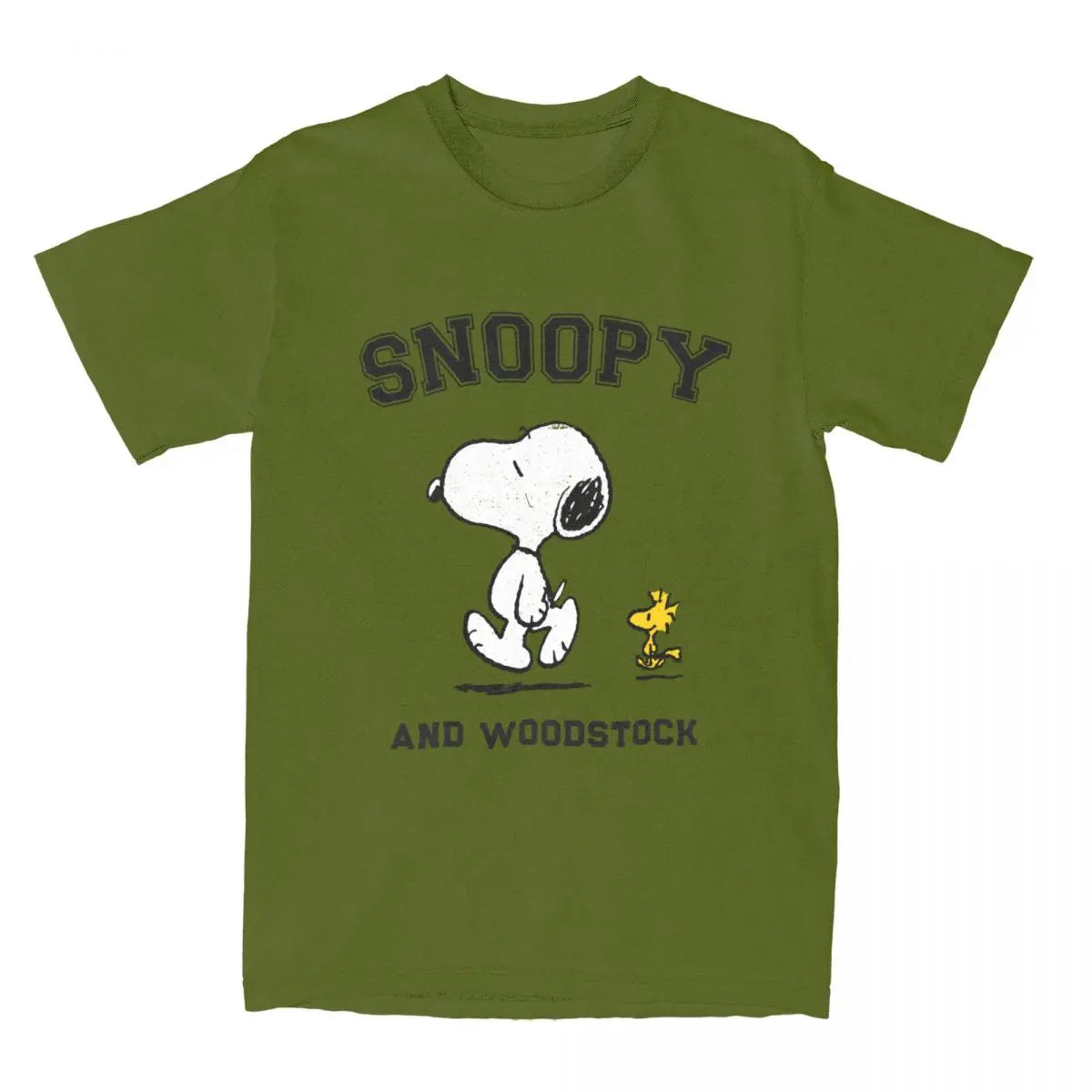 Snoopy And Charlie Brown for Men Women T Shirts Peanuts Merch Leisure Tee Shirt T-Shirt Pure Cotton Classic Clothing