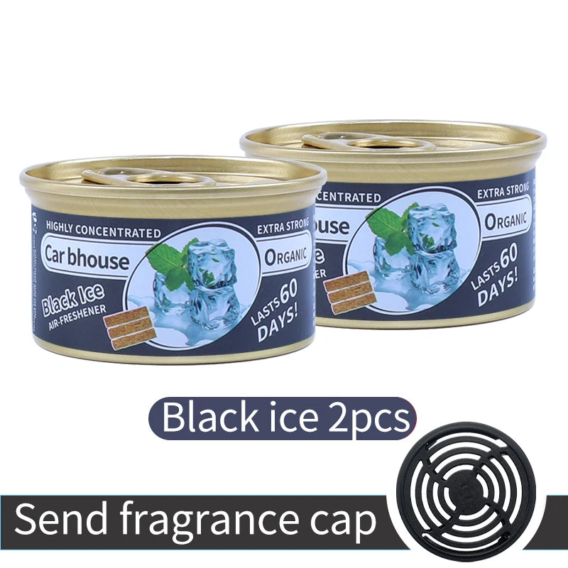 For Bathroom Car Air Freshener Gel Can Solid Car Fragrance Air Freshener Wood Block Can Air Freshener Balm For Home Long-lasting