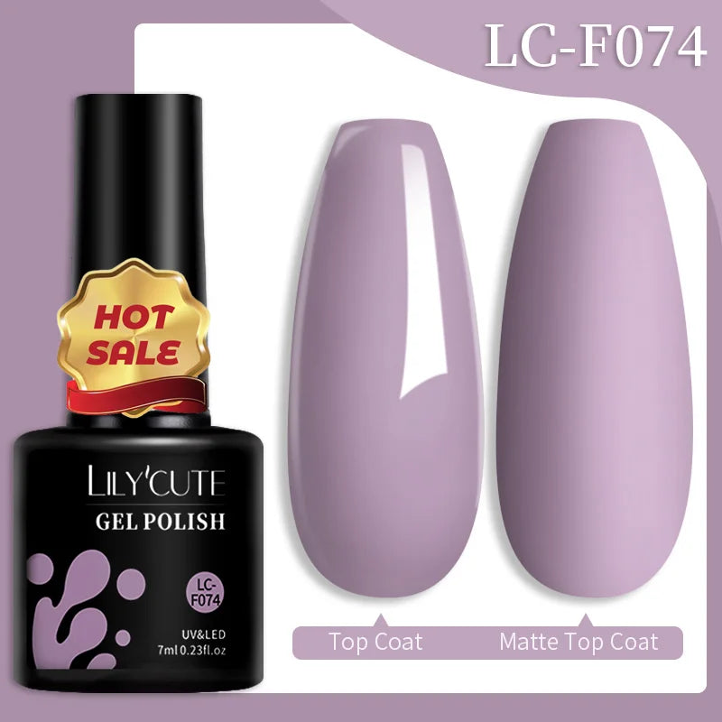LILYCUTE Color Explosion β 184 Shades of Long-Lasting Gel Polish with Red Glitter Magic