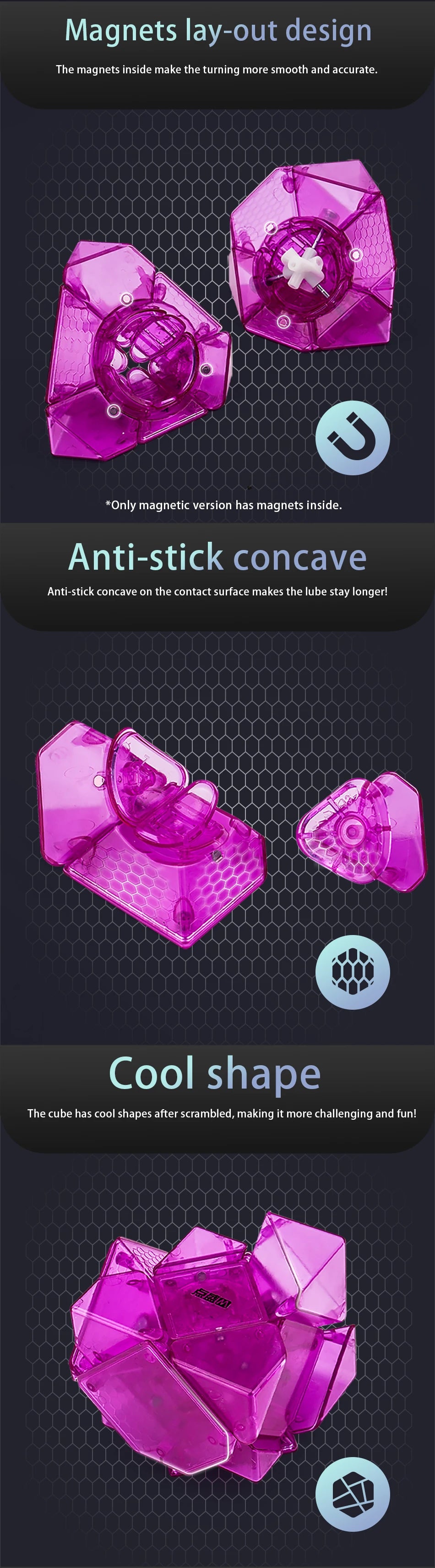 Mirror Moves – Diansheng Skewb Cube with Galaxy Closter Vibes