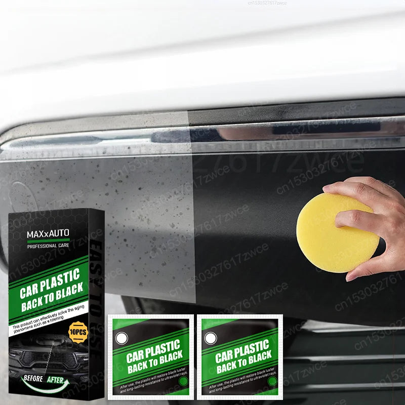 Car Plastic Restoration Coating Agent Car Plastics Restore Exterior Repair Clean Plastic Restoration Back To Black Gloss Shine
