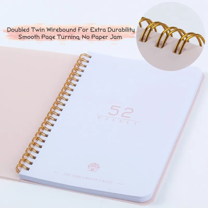 2024 Weekly Planner Agenda A5 Notebook Planner Pouch 52 Weeks Planner Schedules Stationery School Office Supplies Stationery