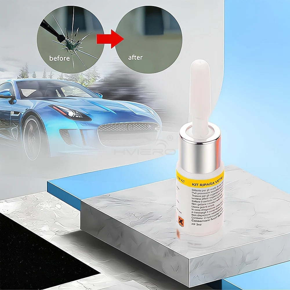 Windshield Crack Fix Kit – Easy DIY Repair for Glass & Screens!