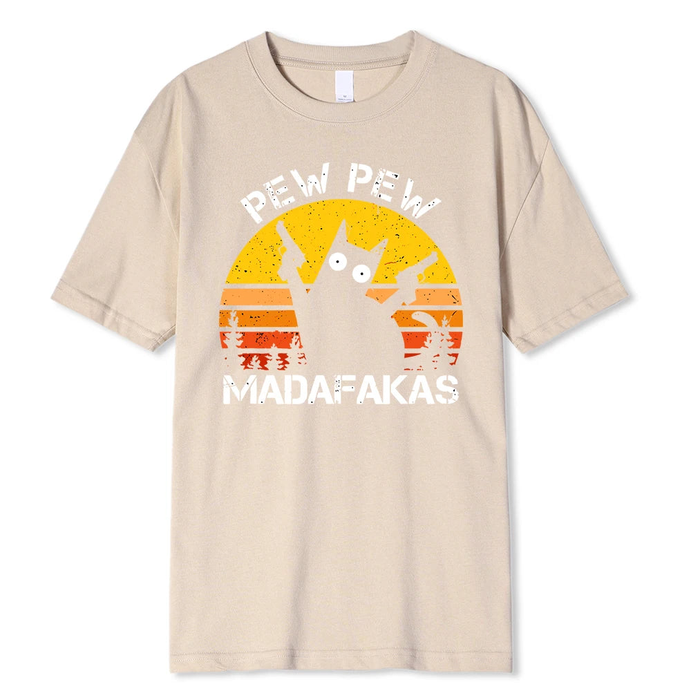 Pew Pew Cat Tee β Funny, Fierce & Street-Ready!