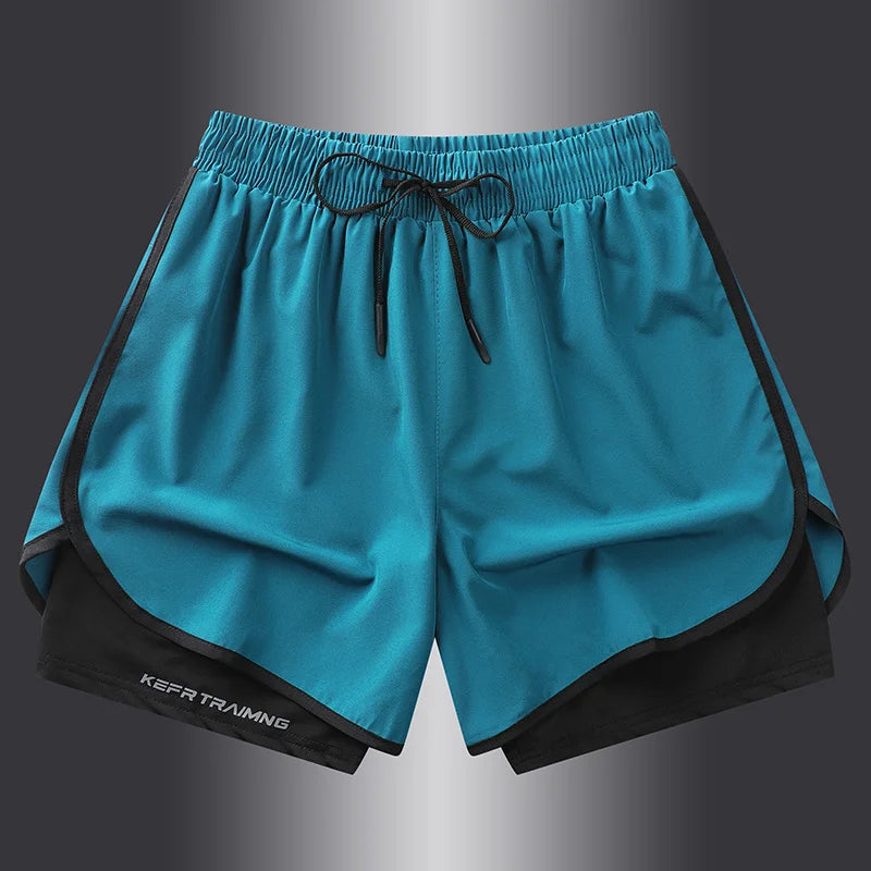 2-in-1 Summer Sports Shorts β Quick-Dry Comfort for Him & Her!