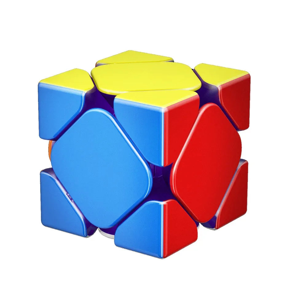 Fast Puzzle Fun – Moyu Weilong Skewb Maglev Cube with Magnetic Levitation