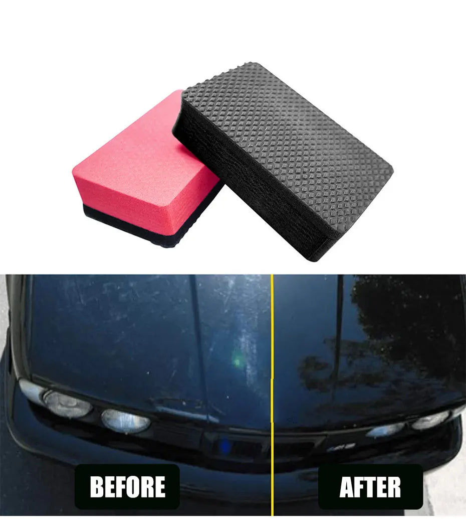 SEAMETAL Car Wash Mud Cleaner Magic Clay Bar Sponge Block Pad Remove Contaminants Before Polisher Wax For Car Wash Accessories