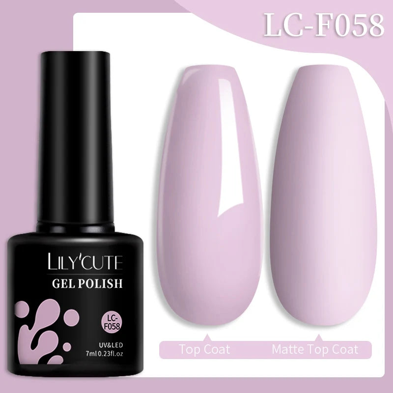 LILYCUTE Color Explosion β 184 Shades of Long-Lasting Gel Polish with Red Glitter Magic