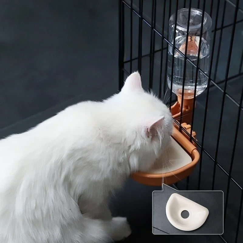 Automatic Pet Bowls Cat Cage Hanging Water Bottle Dispenser Bowl For Puppy Cats Rabbit Dog Feeding Product Pet Supplies