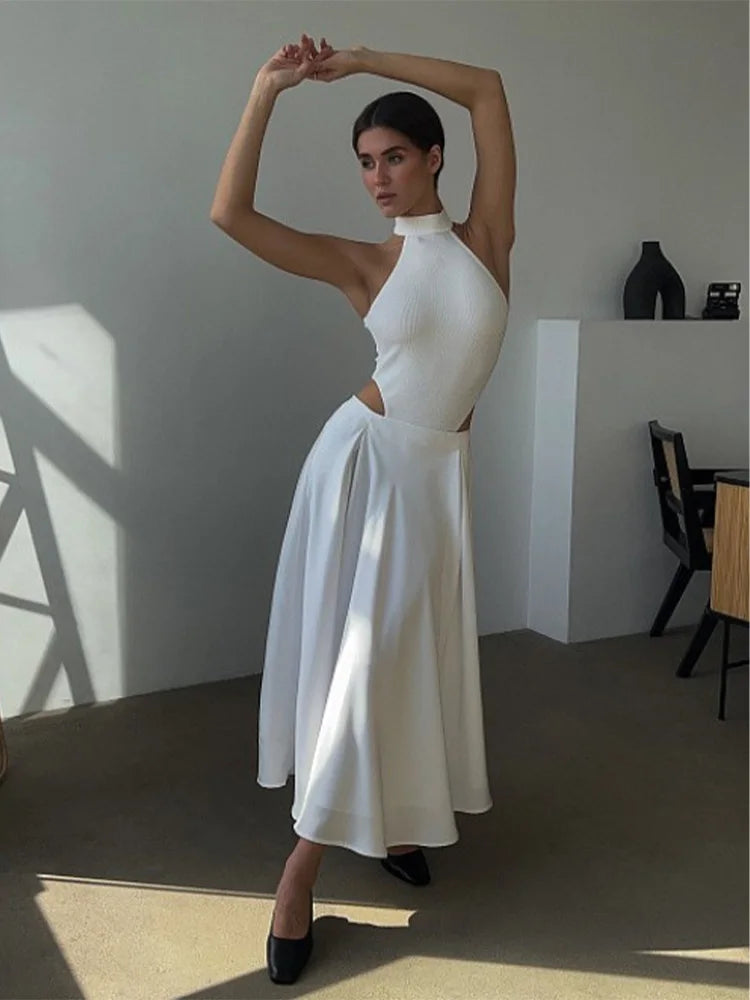 Elegant Satin Loose Women Skirt 2025 High Waist Maxi Skirts Streetwear Classic Long Skirt Fashion Female Black Skirt