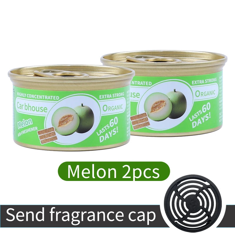 For Bathroom Car Air Freshener Gel Can Solid Car Fragrance Air Freshener Wood Block Can Air Freshener Balm For Home Long-lasting