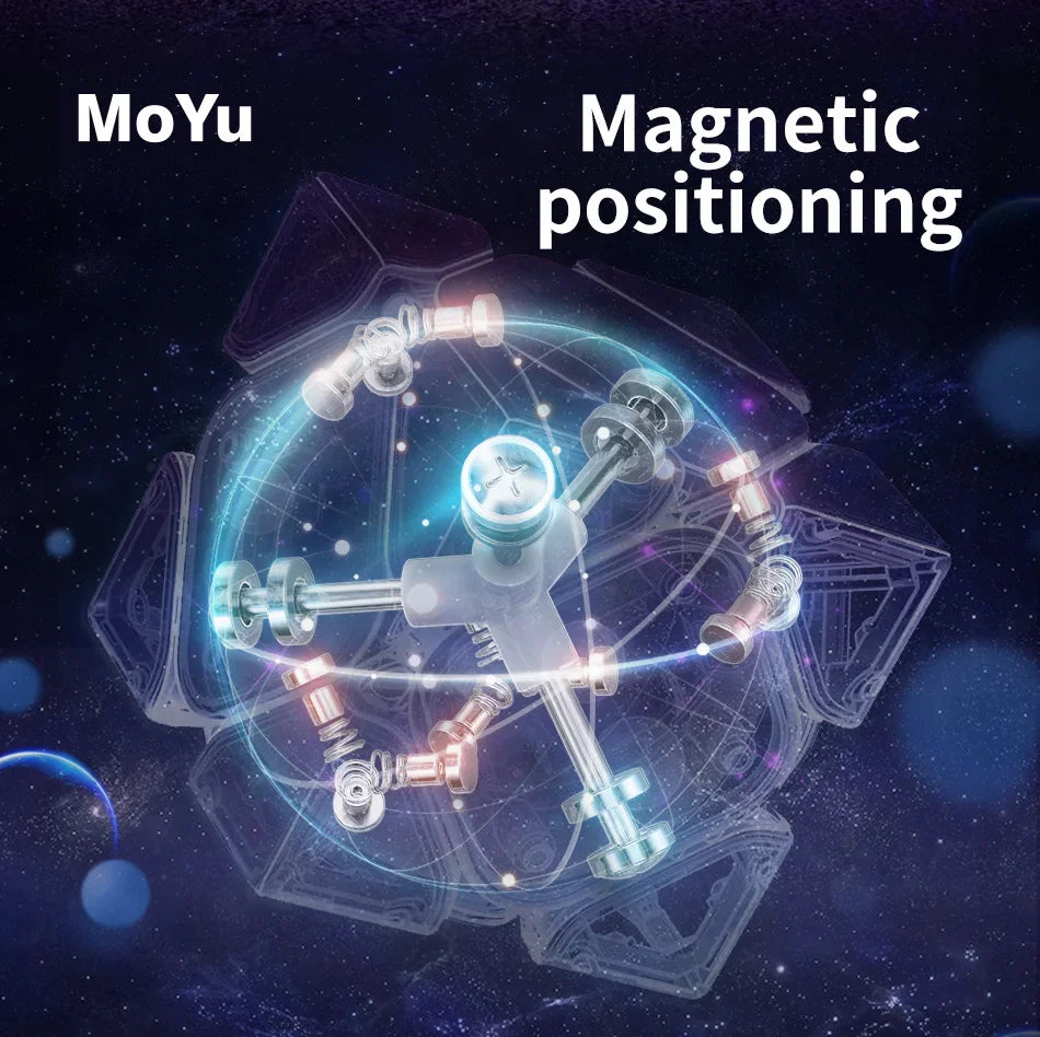 Fast Puzzle Fun – Moyu Weilong Skewb Maglev Cube with Magnetic Levitation