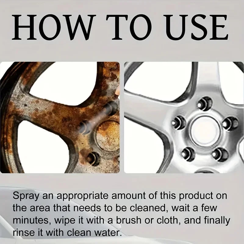 Aluminum Auto Contour Retreading Kit - Car Detail wheel cleaner, rim rust removal, car tire and brake cleaning paste