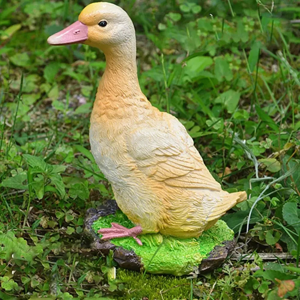 Creative 1 pcs Simulation Duck Duck Statue Large For Outdoor Garden Decor Duck Model Resin Crafts Park Landscape
