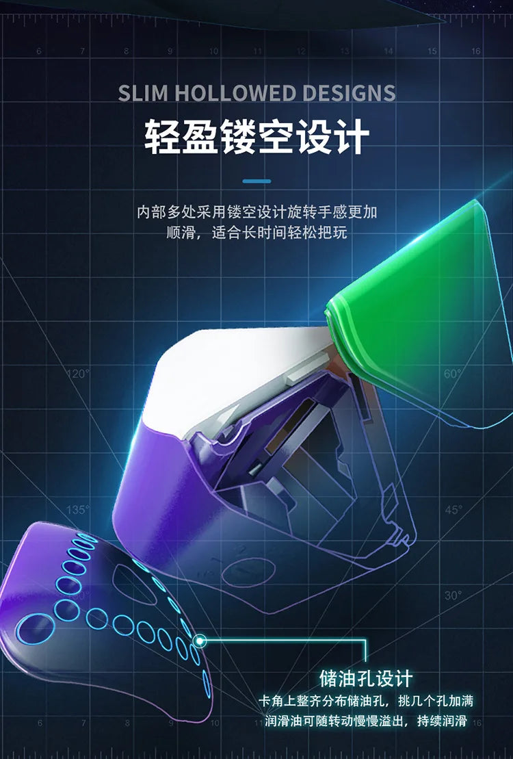 Fast Puzzle Fun – Moyu Weilong Skewb Maglev Cube with Magnetic Levitation
