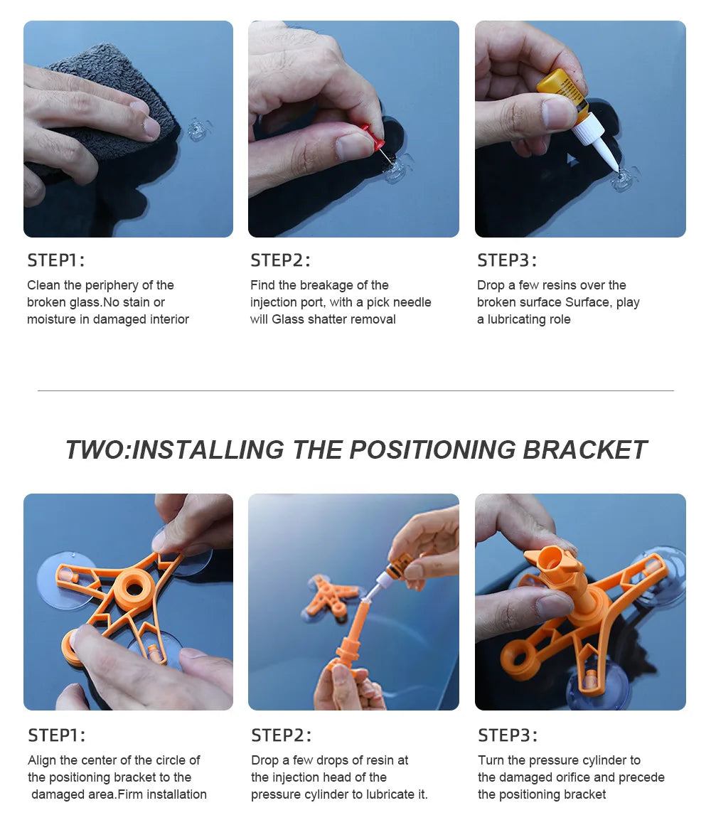 Windshield Repair Kits DIY Car Window Repair Tools Glass Scratch Windscreen Crack Restore Window Screen Polishing Car-Styling