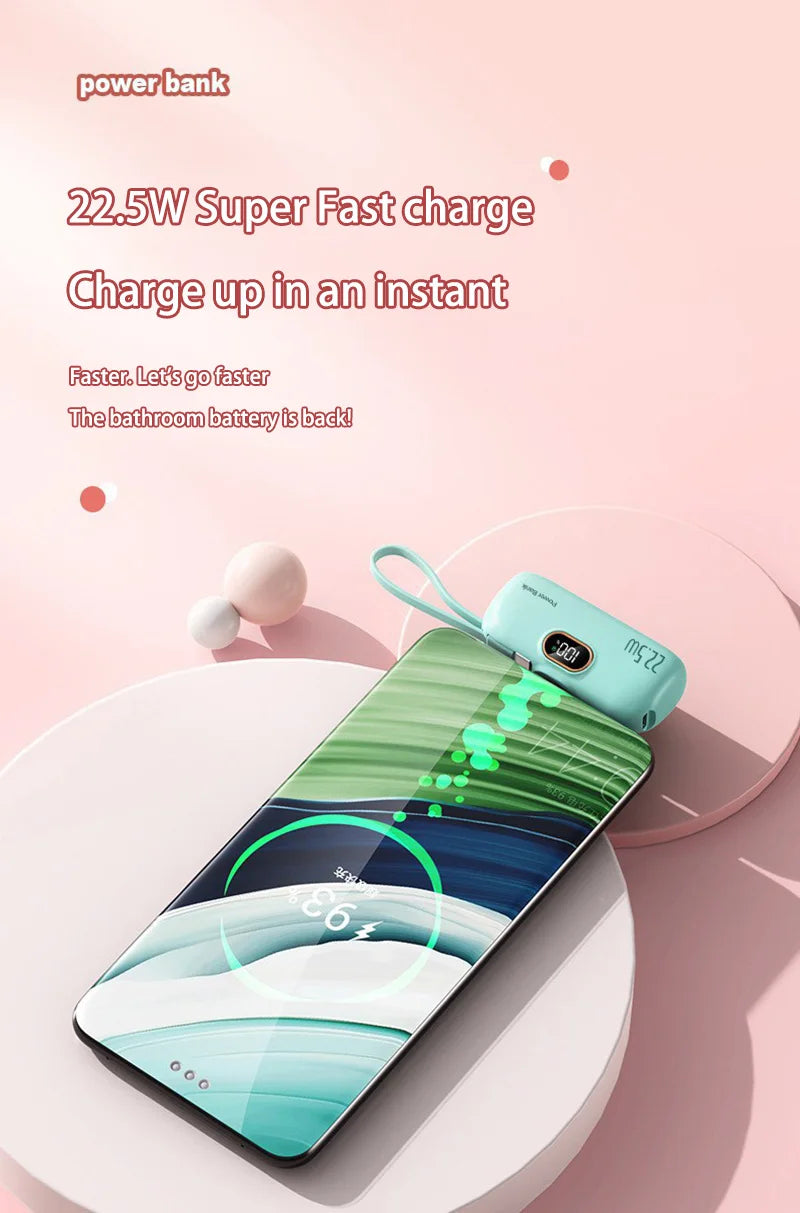 OnePlus 10000mAh Portable Power Bank 2- in-1 Fast Charger Lightweight High capacity Pocket Power Bank For IPhone Huawei Samsung
