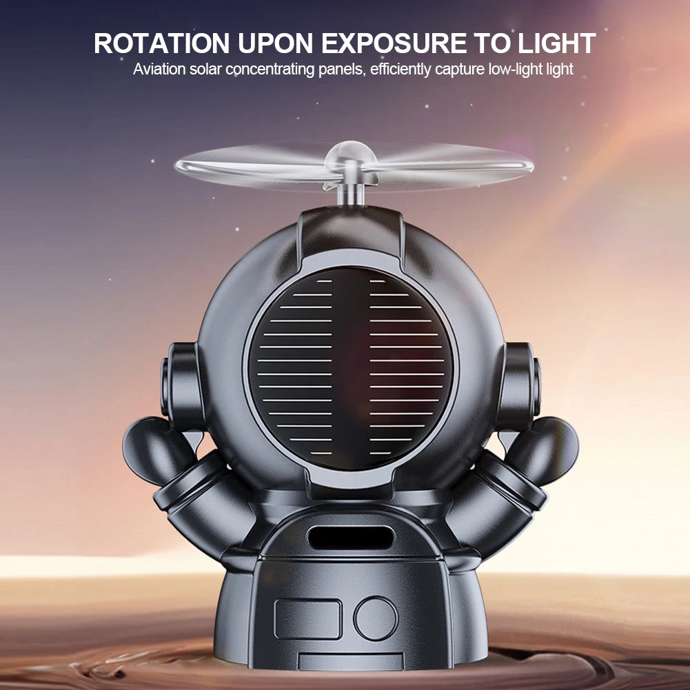 Solar Car Air Freshener Auto Interiors Rotation Air Freshener Ornaments Long Lasting Flavoring Deodorant Diffuser Accessories