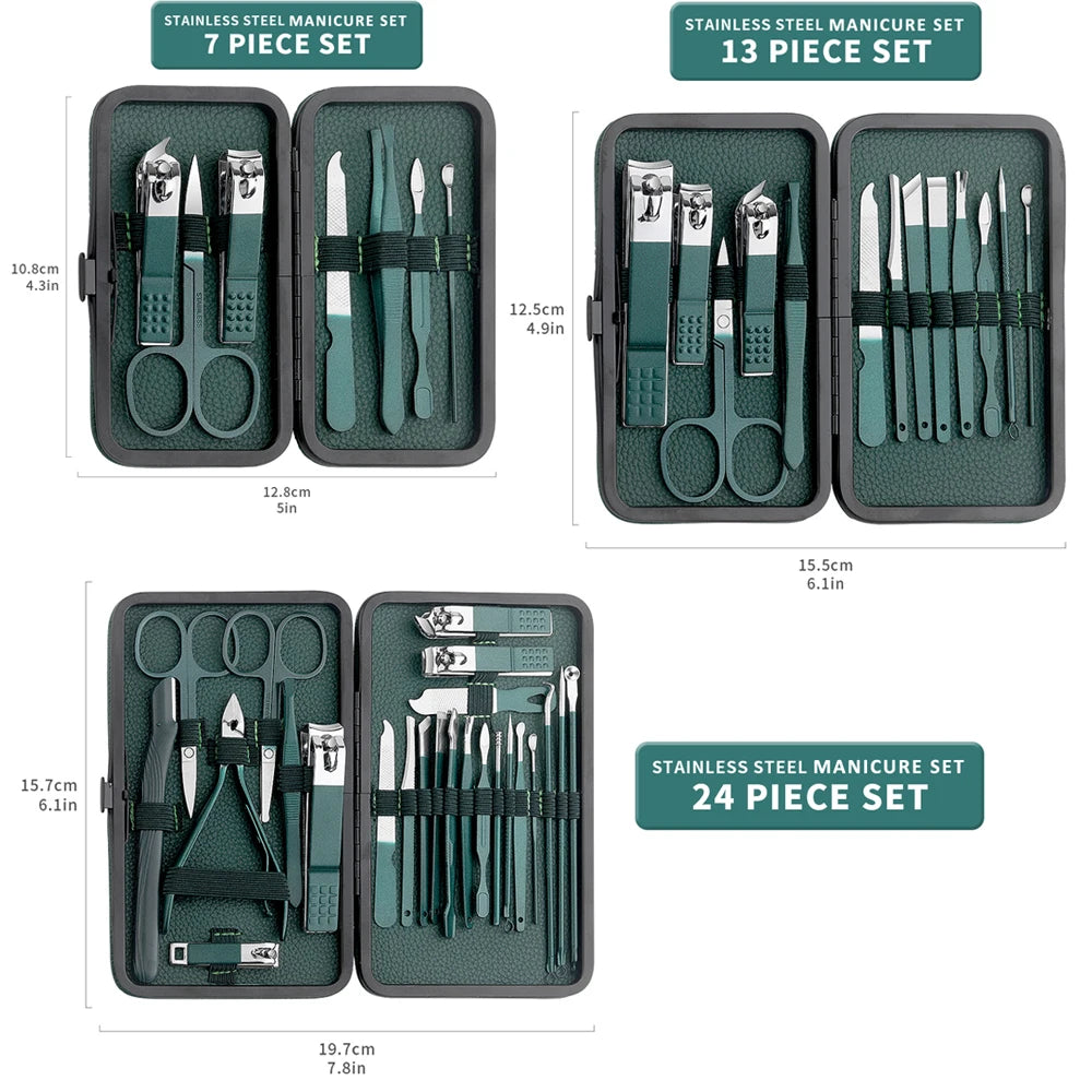 Deluxe 24-in-1 Nail Clipper & Pedicure Kit