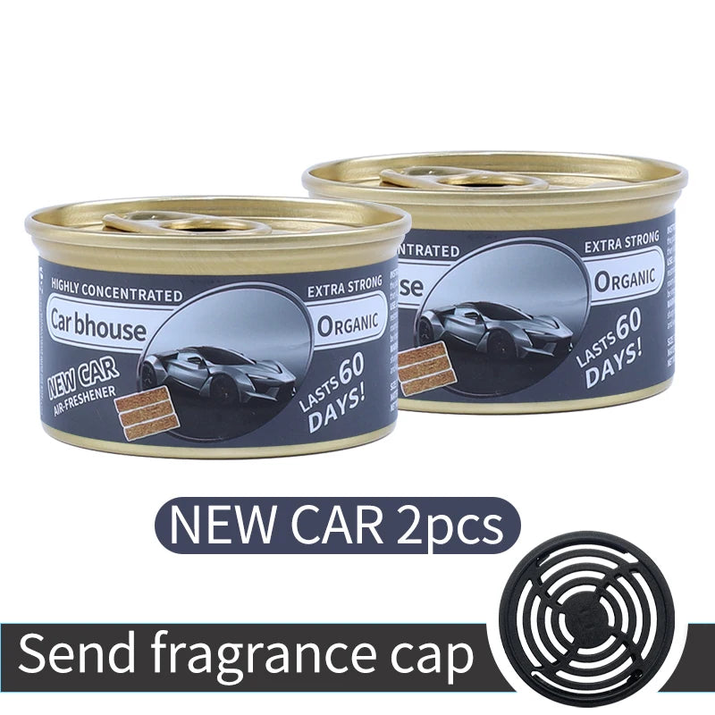 For Bathroom Car Air Freshener Gel Can Solid Car Fragrance Air Freshener Wood Block Can Air Freshener Balm For Home Long-lasting
