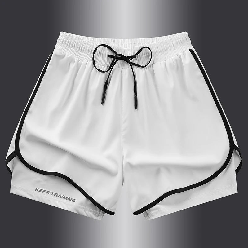 2-in-1 Summer Sports Shorts β Quick-Dry Comfort for Him & Her!