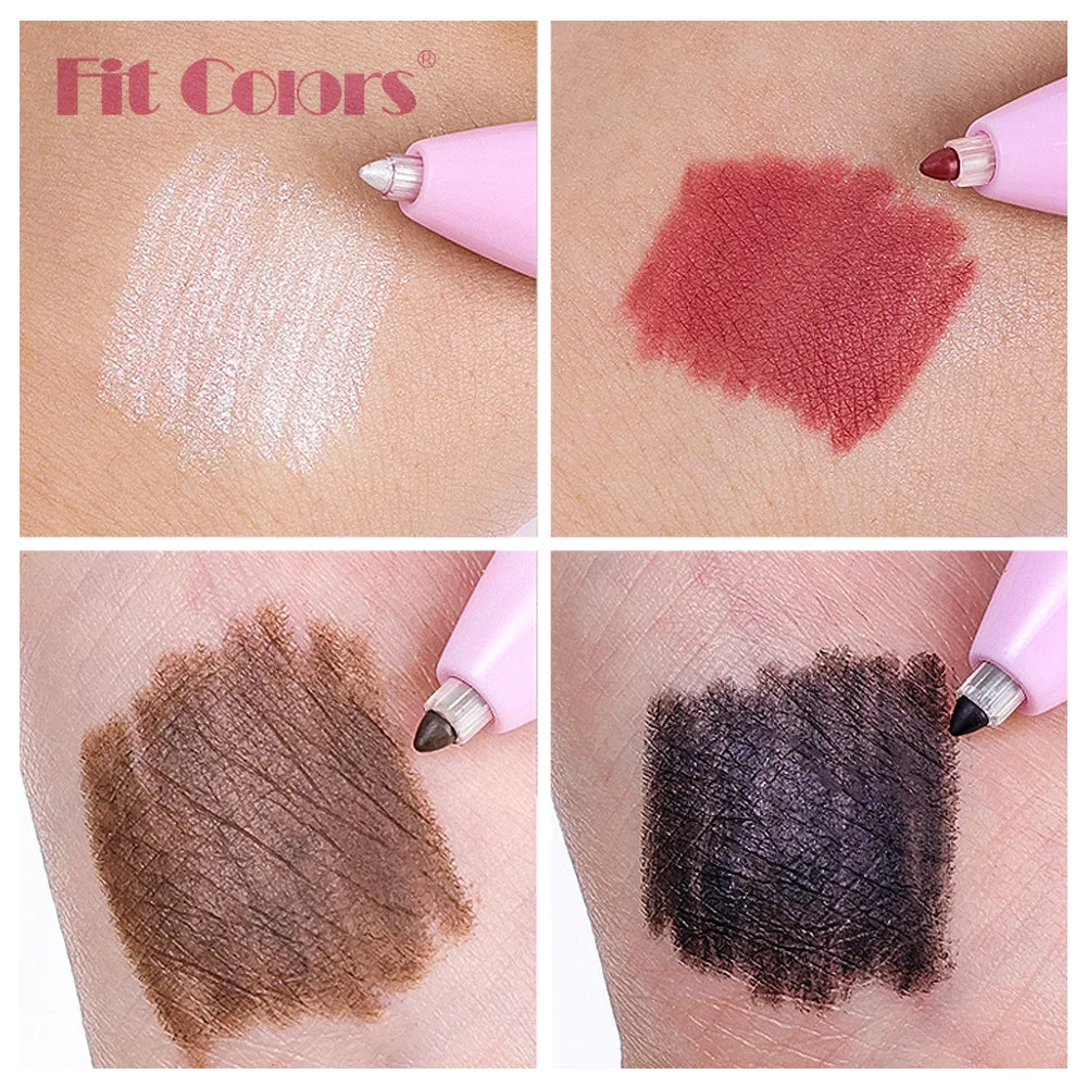 Waterproof Matte Lip Liner Contours Lips Long Lasting Weightless Precise Liner with Super Soft Blendable Texture Matte Soft