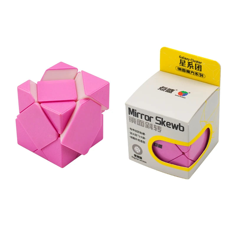 Mirror Moves – Diansheng Skewb Cube with Galaxy Closter Vibes