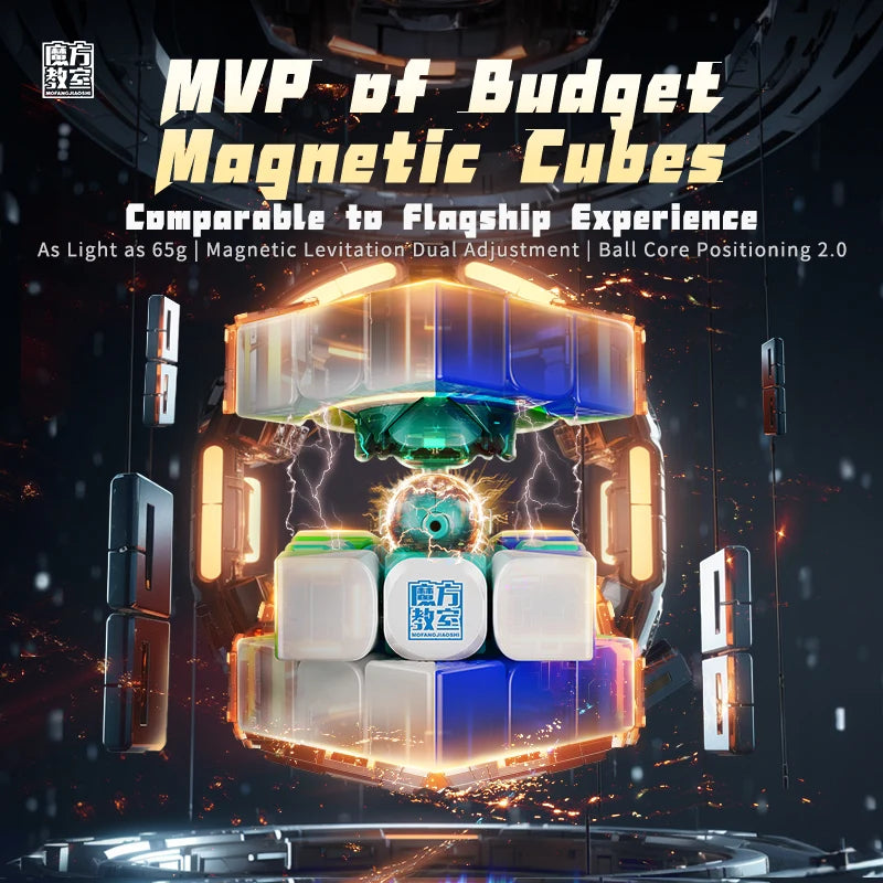 NEW 2023 MoYu RS3M V5 3X3 Magnetic Magic Speed Cube Stickerless Professional Fidget Toys RS3 M V5 Cubo Magico Puzzle