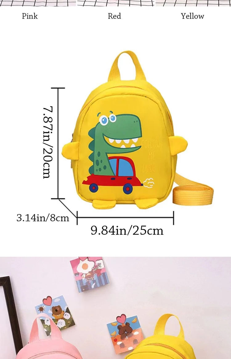 Cute Dino Kids Backpack – Safe, Fun & Ready for Preschool Adventures!