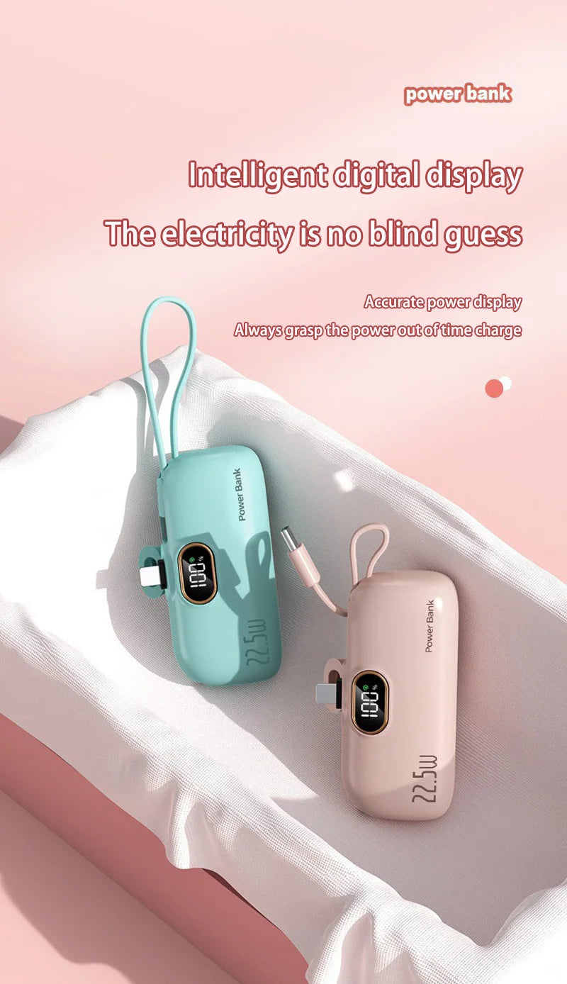 OnePlus 10000mAh Portable Power Bank 2- in-1 Fast Charger Lightweight High capacity Pocket Power Bank For IPhone Huawei Samsung