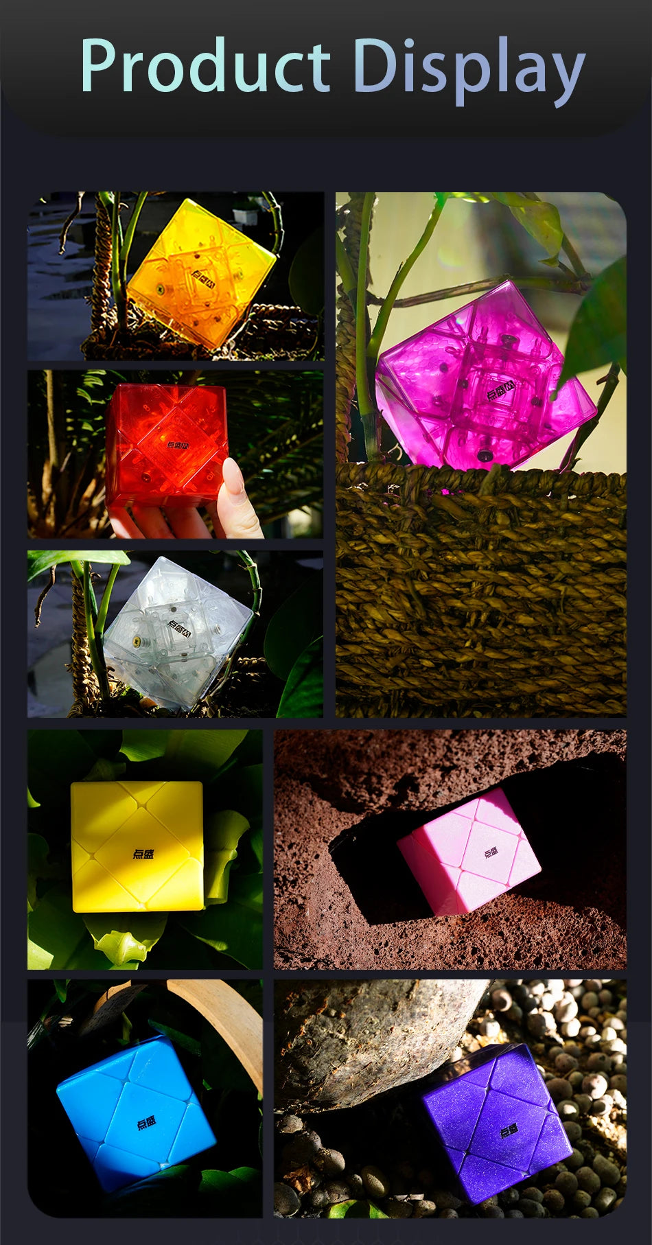 Mirror Moves – Diansheng Skewb Cube with Galaxy Closter Vibes