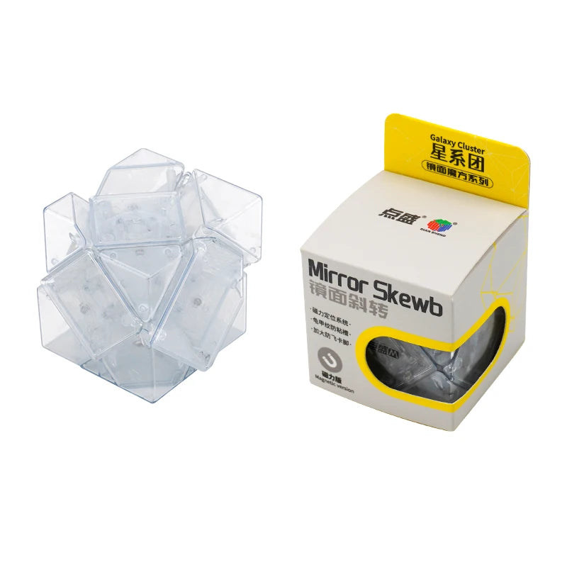 Mirror Moves – Diansheng Skewb Cube with Galaxy Closter Vibes