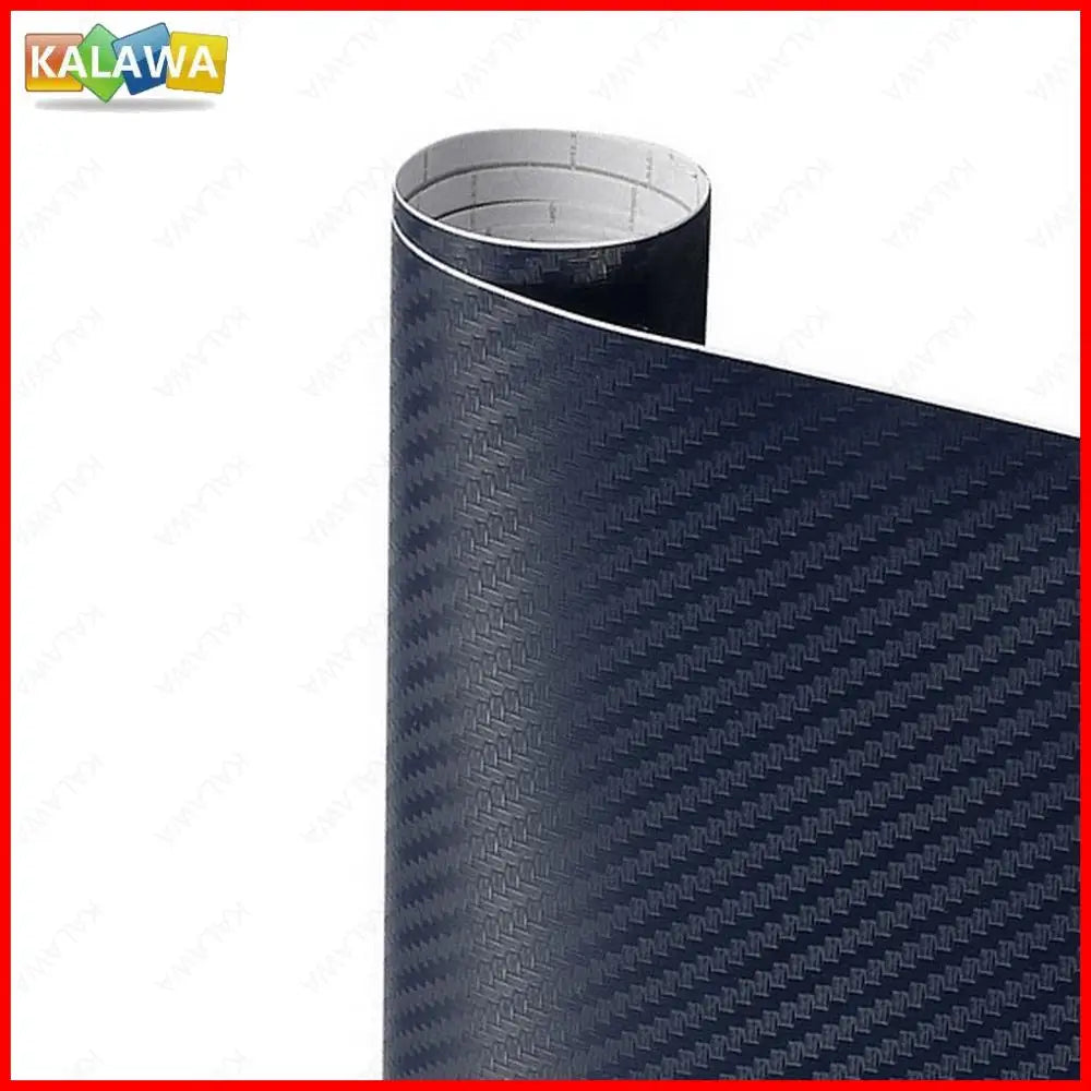 Multiple Size 3D Carbon Fiber Vinyl Wrap Furniture Film Car Sticker Motorcycle Decal Automobile Styling Black White Silver Tube