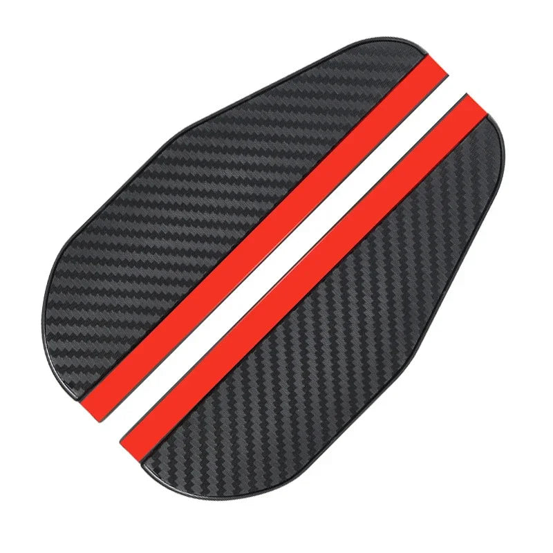 2Pcs Car Rearview Mirror Rain Eyebrow Visor Carbon Fiber Rear View Sun Visor Rainproof Blades Sticker Car Decor Accessories