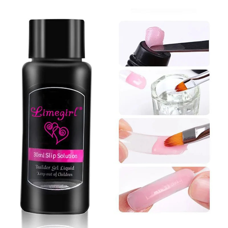 ColorPop Builder Gel β 15ml Poly Nail Extension Set with 24 UV-Cured Shades for DIY Nail Art