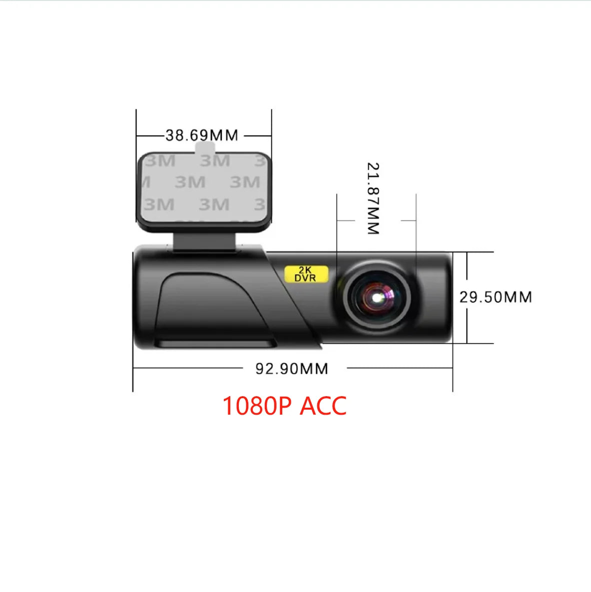 Dash Cam Smart Car Recorder HD 1080P ACC USB Panoramic WIFI Vehicle Driving Recorder 24H Monitoring Dashcam Parking Monitor