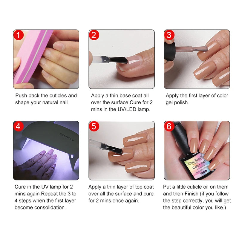 Clou Beaute Color Pop β 8ml Gel Varnish for Bold, Long-Lasting Nail Art (UV/LED Cure)