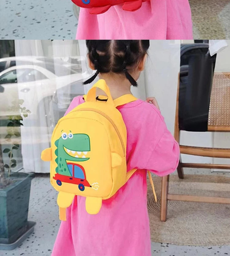 Cute Dino Kids Backpack – Safe, Fun & Ready for Preschool Adventures!