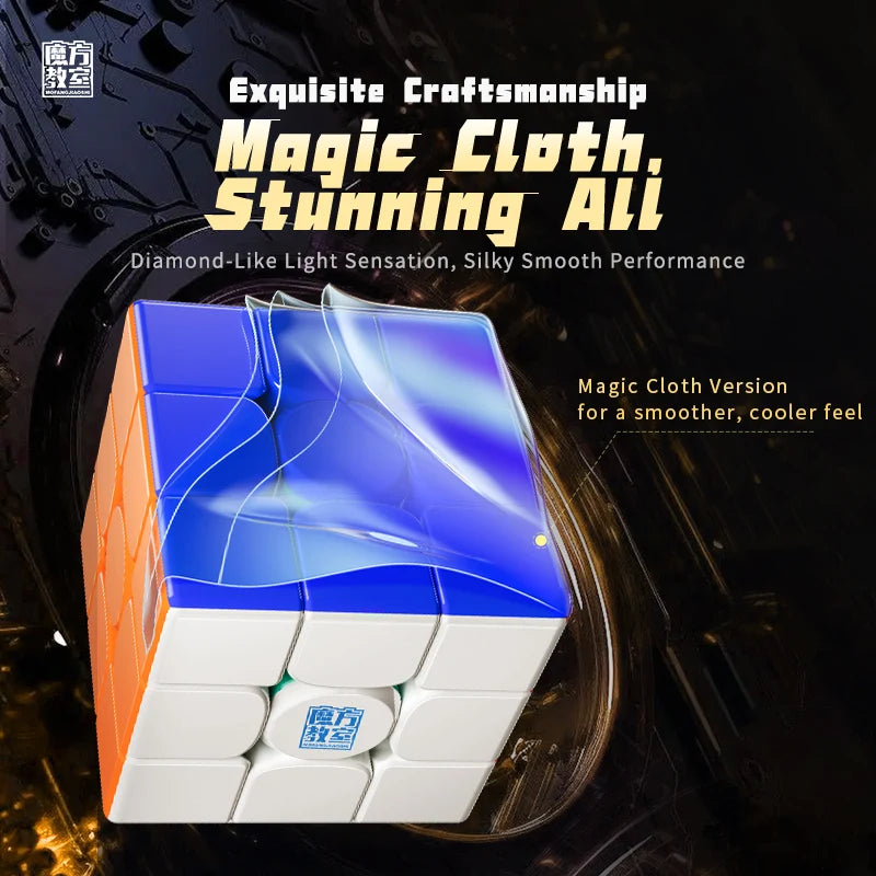 NEW 2023 MoYu RS3M V5 3X3 Magnetic Magic Speed Cube Stickerless Professional Fidget Toys RS3 M V5 Cubo Magico Puzzle