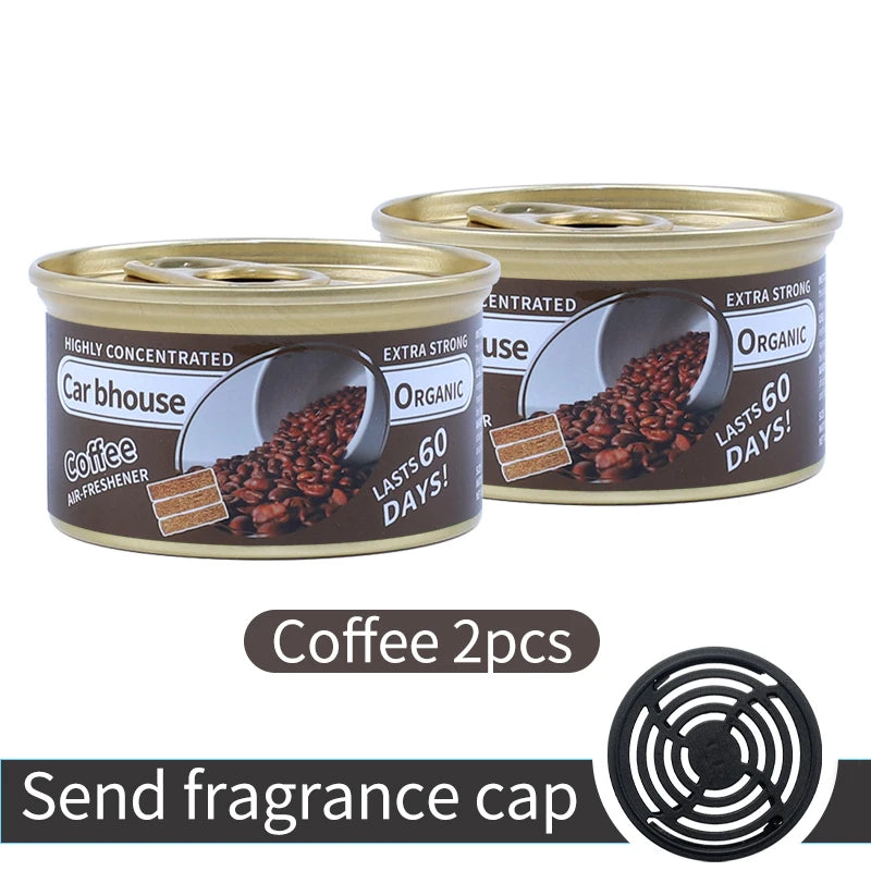 For Bathroom Car Air Freshener Gel Can Solid Car Fragrance Air Freshener Wood Block Can Air Freshener Balm For Home Long-lasting