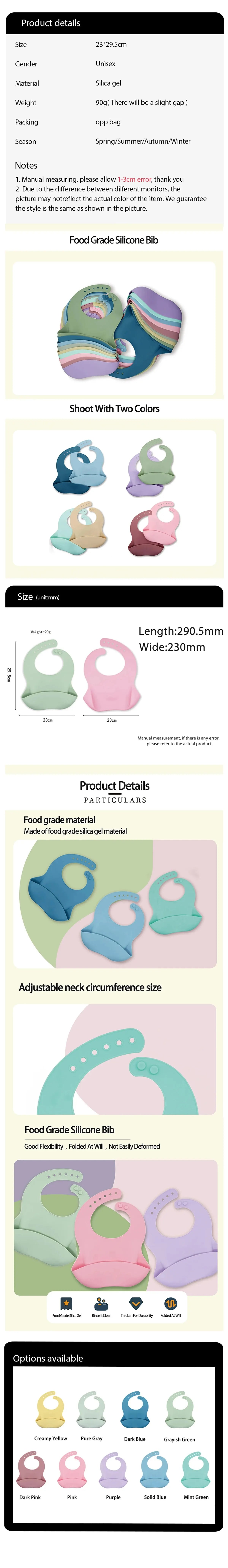 Cute Waterproof Baby Bib – Soft, Adjustable & Cartoon-Fun!