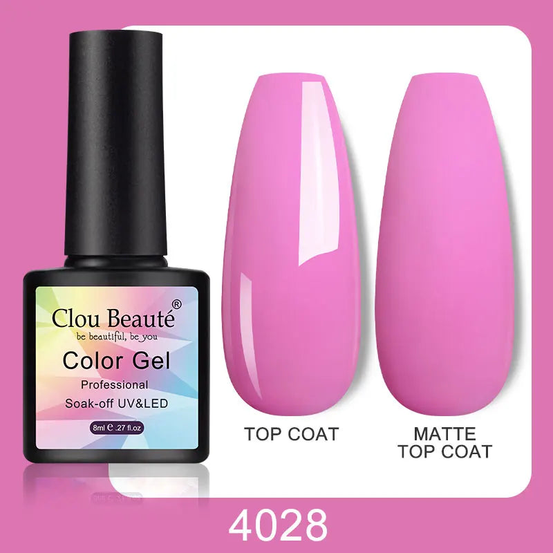 Clou Beaute Color Pop β 8ml Gel Varnish for Bold, Long-Lasting Nail Art (UV/LED Cure)